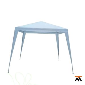 Gazebo Fijo 2,40 X 2,40 X 2,45 Mts Rafia Blanco