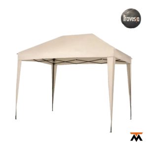 Gazebo Plegable 2x3 Poliéster Natural