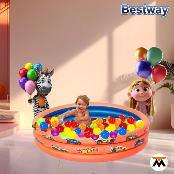 Pelotero Inflable Bestway Hot Wheels