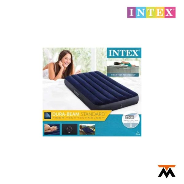 Colchón Inflable 1 Plaza INTEX Dura Beam de 191 x 76 x 25 cm