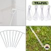 Gazebo Fijo de Rafia Blanca 2.4 x 2.4 cm Sin Laterales