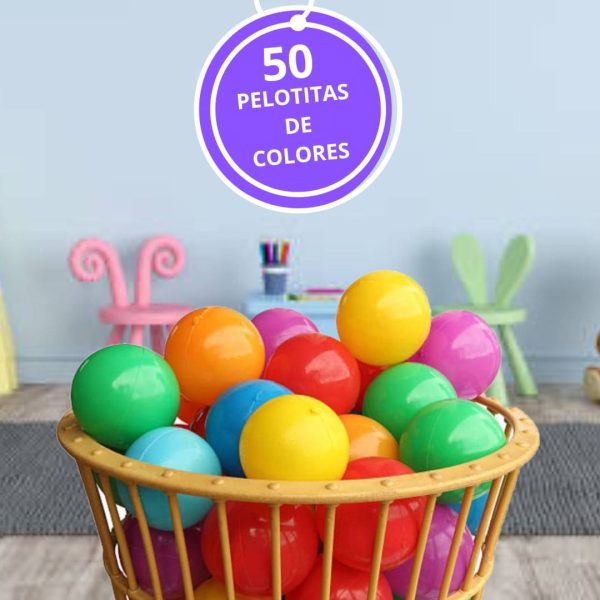PACK x50 PELOTITAS – Un mundo de colores, en el espacio que elijas