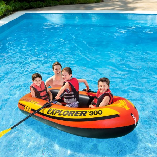 Bote Inflable Explorer 300 Intex – Versatilidad para días de sol y juego