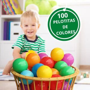 PACK x100 PELOTITAS – Juego real, aprendizaje verdadero