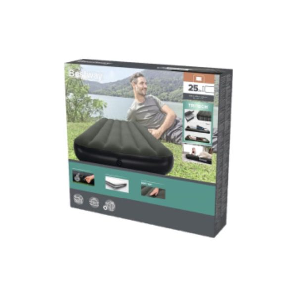 Colchón Inflable 1 1/2 Plaza BESTWAY Gris 188 x 99 x 25 cm