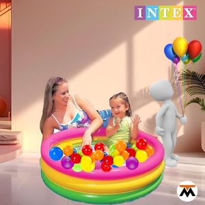 Pelotero Pileta Inflable Bebé INTEX Multicolor 3 Tubos