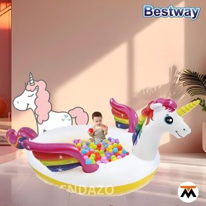 Pelotero Inflable Intex Unicornio Spray 151 Lts