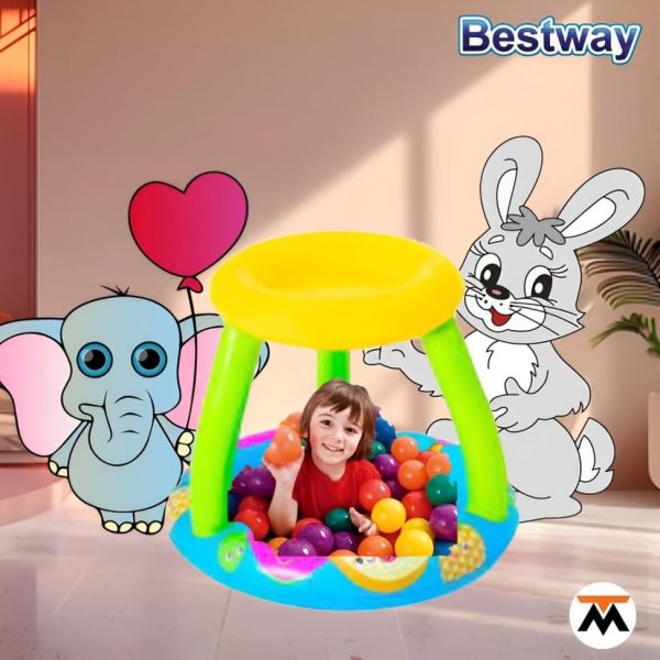 Pelotero Bebé con Techo Frutal BESTWAY